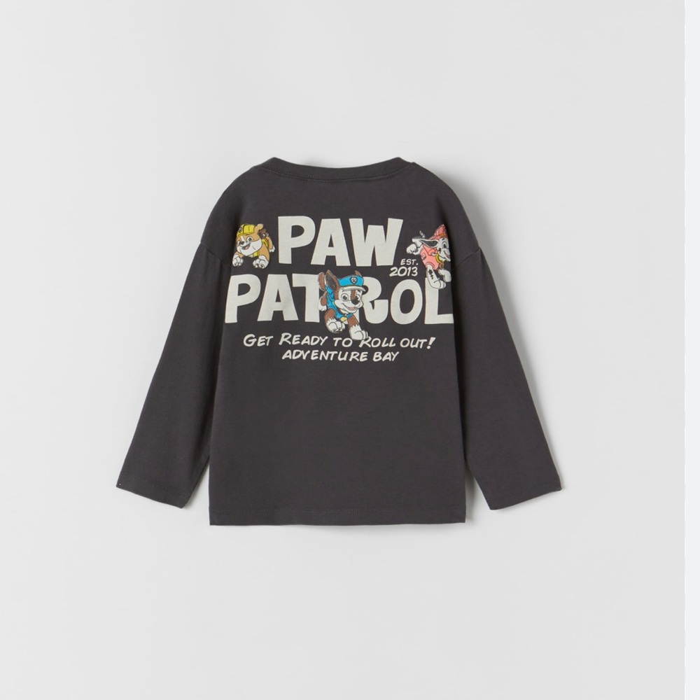 Zara L/S Paw Patrol top size 2-3